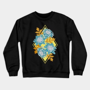 Chrysanthemum Flowers Art Crewneck Sweatshirt